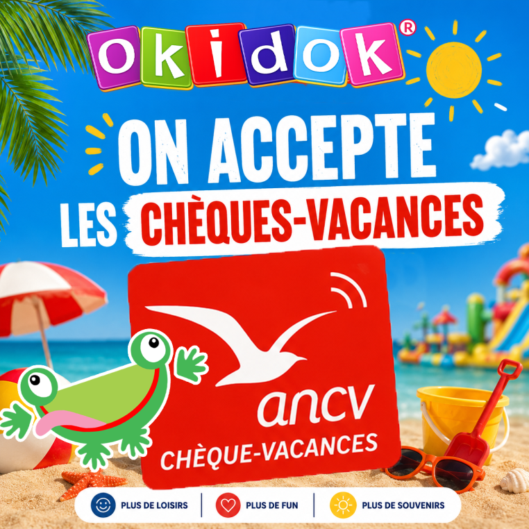 les cheques vacances sont acceptés à okdiok